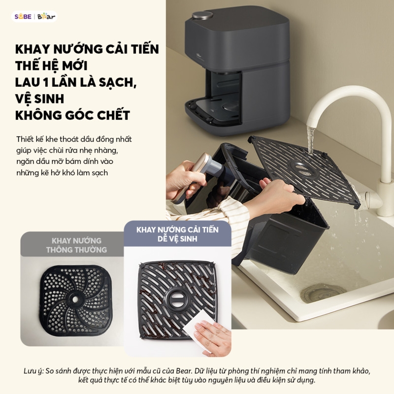 [SALE 20/10] Nồi chiên không dầu 6L Bear AF-5H19I45